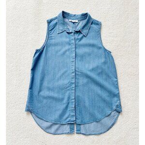 Women’s DR2 Sleeveless Button-Back Blouse – Size L